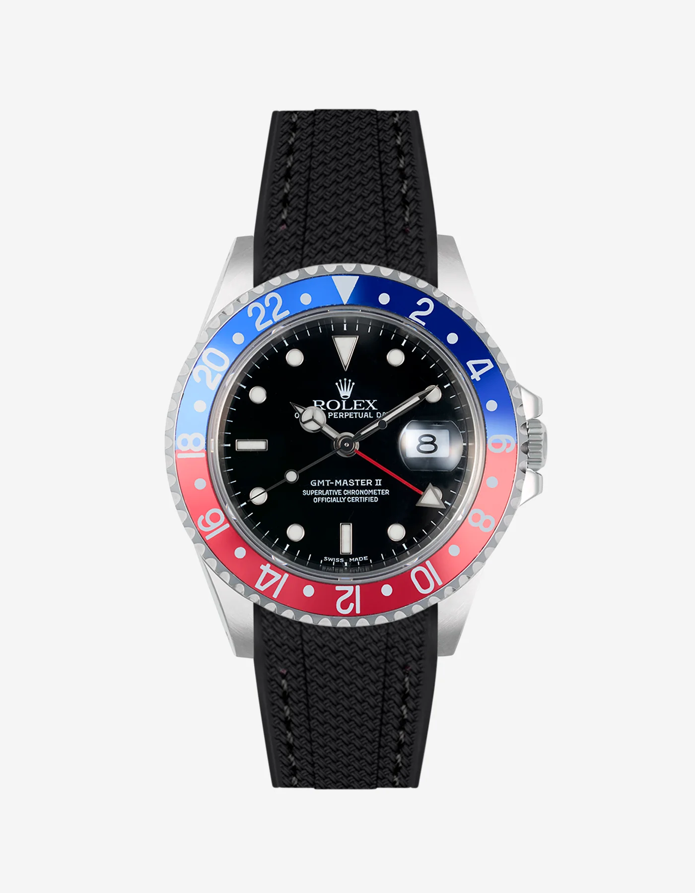 Vertech Rubber Strap for Rolex GMT Master II 16710 Pepsi - Image 6