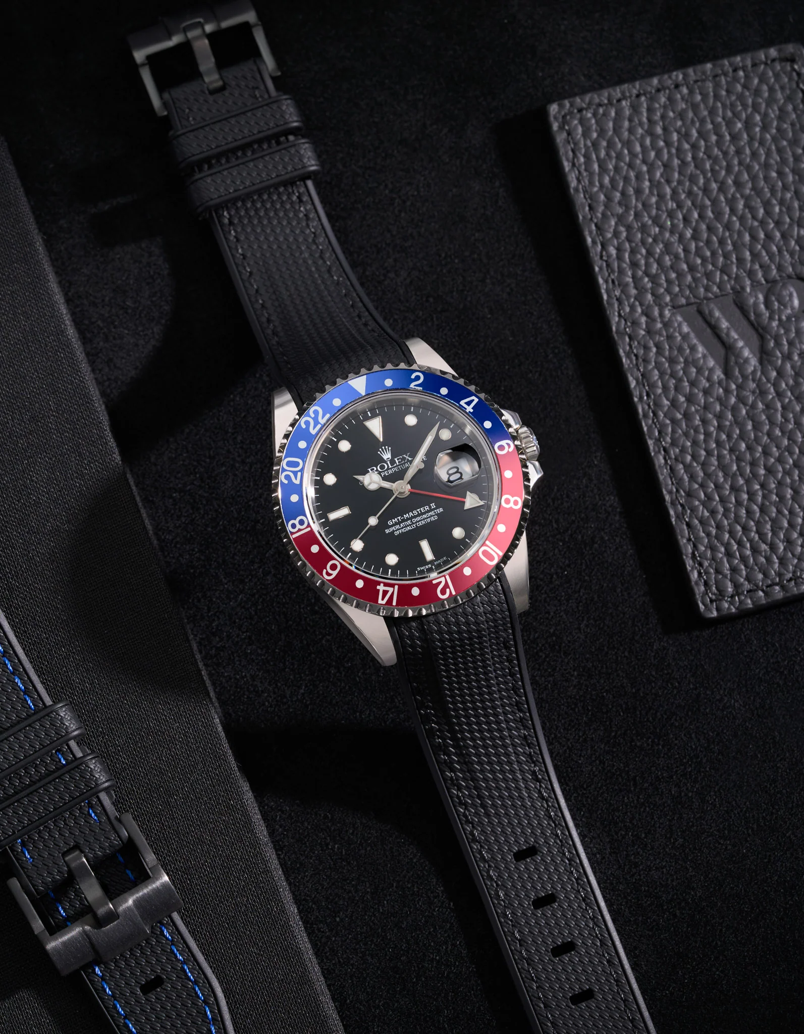 Vertech Rubber Strap for Rolex GMT Master II 16710 Pepsi - Image 8